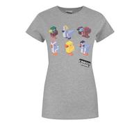 Vanilla Underground Crossy Road Womens Grey Short Sleeved T-Shirt (Small)