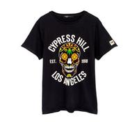 Vanilla Underground Cypress Hill Mens Black Band Logo Short Sleeved T-Shirt (Medium)