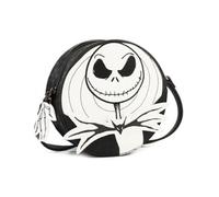 Vanilla Underground Danielle Nicole The Nightmare Before Christmas Womens White Jack Skellington Cross Body Bag (One Size)