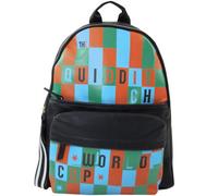 Vanilla Underground Danielle Nicole Womens Black Quidditch World Cup Text Backpack (One Size)
