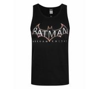 Vanilla Underground Dc Comics Mens Black Batman Arkham Knight Logo Vest (Large)