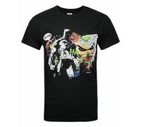 Vanilla Underground Dc Comics Mens Black The Joker Short Sleeved T-Shirt (Medium)