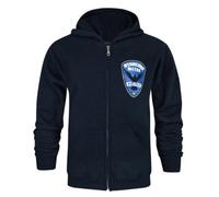 Vanilla Underground Dc Comics Mens Blue Arrow Hoodie (Small)