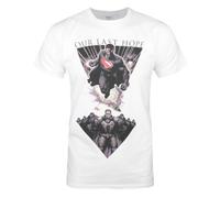 Vanilla Underground Dc Comics Mens White Superman Short Sleeved T-Shirt (Medium)