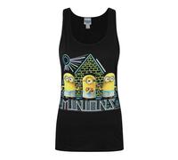 Vanilla Underground Despicable Me Womens Black Egyptian Vest - Large