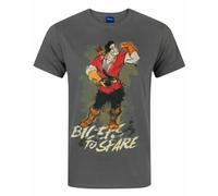 Vanilla Underground Disney Mens Grey Gaston Short Sleeved T-Shirt (Small)