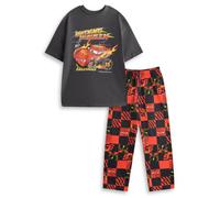 Vanilla Underground Disney Mens Multicoloured Cars Short Sleeve Long Leg Pyjama Set (Large)