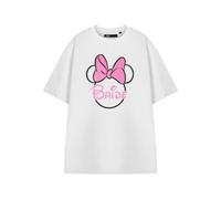 Vanilla Underground Disney Minnie Mouse Womens White Bride Hen Party Short Sleeved T-Shirt (Small)