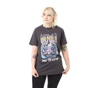 Vanilla Underground Disney Villains Womens Grey Ursula Short Sleeved T-Shirt (Large)