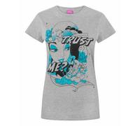 Vanilla Underground Disney Womens Grey Aladdin Short Sleeved T-Shirt (Medium)