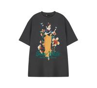 Vanilla Underground Disney Womens Grey Snow White & The Seven Dwarfs Short Sleeved T-Shirt (Xx-Large)