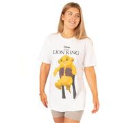 Vanilla Underground Disney Womens White Simba Short Sleeved T-Shirt (Small)