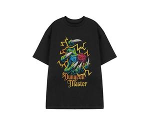 Vanilla Underground Dungeons & Dragons Mens Black Dice Graphic Tee | Short-Sleeved T-Shirt for Gamers | D&D Role-Playing Apparel | Fantasy Game Merchandise for Men