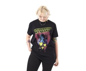 Vanilla Underground Exorcist Unisex Black You Possess My Heart Short Sleeved T-Shirt (Small)