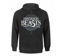 Vanilla Underground Fantastic Beasts And Where To Find Them Mens Black Logo Hoodie (Small)