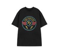 Vanilla Underground Foo Fighters Mens Black Lightning Short Sleeved T-Shirt (X-Large)