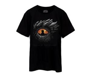 Vanilla Underground Game Of Thrones Mens Black Dragon Eye Graphic Short Sleeved T-Shirt (Small)