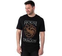 Vanilla Underground Game Of Thrones Mens Black Logo Short Sleeved T-Shirt (X-Large)