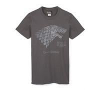 Vanilla Underground Game Of Thrones Mens Grey Stark Direwolf Short Sleeved T-Shirt (Medium)