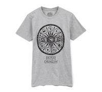 Vanilla Underground Game Of Thrones Mens Grey Symbols Short Sleeved T-Shirt (Xxx-Large)