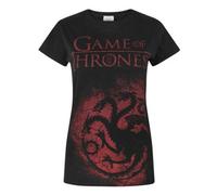 Vanilla Underground Game Of Thrones Womens Black Short Sleeved T-Shirt (Medium)