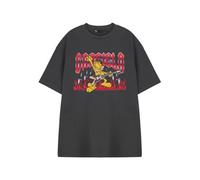 Vanilla Underground Garfield Unisex Grey Guitar Short Sleeved T-Shirt (Large)