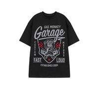 Vanilla Underground Gas Monkey Garage Mens Black Fast & Loud Short Sleeved T-Shirt (Small)