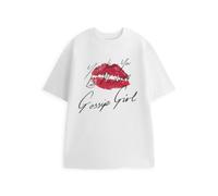 Vanilla Underground Gossip Girl Womens White You Know You Love Me Tee Short Sleeved T-Shirt (Medium)