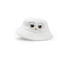 Vanilla Underground Harry Potter Unisex White Hedwig Bucket Hat (One Size)
