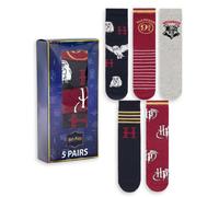 Vanilla Underground Harry Potter Womens Multicoloured Hogwarts Calf Socks Set Of 5 (4-8 Uk)