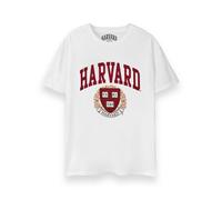 Vanilla Underground Harvard Unisex White Crest Logo Short Sleeved T-Shirt (Large)