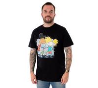 Vanilla Underground Hey Arnold Unisex Black Bro It Out Short Sleeved T-Shirt (Xx-Large)