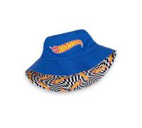 Vanilla Underground Hot Wheels Mens Multicoloured Logo & Checkerboard Reversible Bucket Hat (One Size)