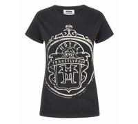 Vanilla Underground Hotel Transylvania Womens Black Logo Short Sleeved T-Shirt (Large)
