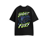 Vanilla Underground How To Train Your Dragon Mens Black Night Fury Short Sleeved T-Shirt (Small)