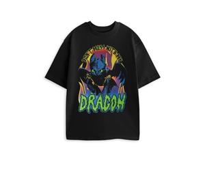 Vanilla Underground How To Train Your Dragon Unisex Black Don't Mess With My Dragon Short Sleeved T-Shirt (Xx-Large)