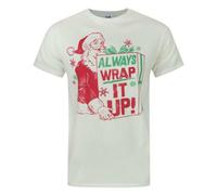 Vanilla Underground Junk Food Clothing Mens Off-White Santa Short Sleeved T-Shirt (Medium)
