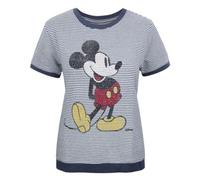 Vanilla Underground Junk Food Clothing Womens Blue Mickey Mouse Jumper (Small)