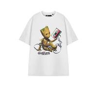 (Small) Marvel Guardians Of The Galaxy Short Sleeved T-Shirt (Mens White)