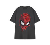 Vanilla Underground Marvel Mens Grey Friendly Neighbourhood Spiderman Short Sleeved T-Shirt (Large)