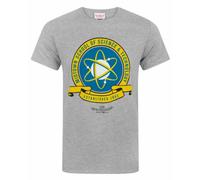 Vanilla Underground Marvel Mens Grey Spider-Man Midtown School Crest Short Sleeved T-Shirt (Xx-Large)