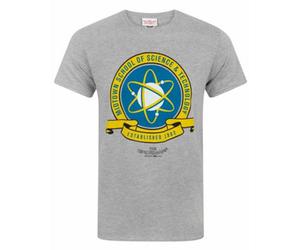 Vanilla Underground Marvel Mens Grey Spider-Man Midtown School Crest Short Sleeved T-Shirt (Xx-Large)