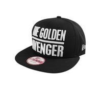 Vanilla Underground Marvel Unisex Black Iron Man Snapback Flat Cap (M-L)