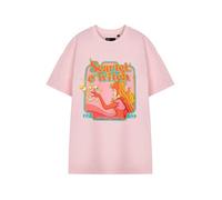 Marvel Scarlet Witch Women's Pink Graphic Tee | Short Sleeve Crew Neck Top | Hero Vibes Casual Wear | Comics Inspired Apparel | Marvel Superhero Merchandise for Fans