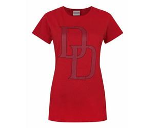 Vanilla Underground Marvel Womens Red Daredevil Short Sleeved T-Shirt (X-Large)