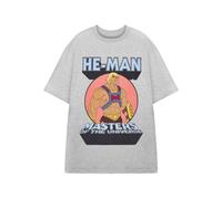 Vanilla Underground Masters Of The Universe Unisex Grey He-Man Short Sleeved T-Shirt (Xx-Large)
