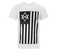 Vanilla Underground Men's Antivist T Shirt, White, XL UK