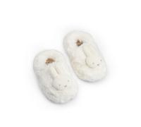 Vanilla Underground Miffy Girls White Fluffy Mule Slippers | 3D Miffy Character Design | Indoor Use | Cute Cartoon Footwear for Home | Kids Slippers | Miffy Merch