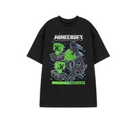 Vanilla Underground Minecraft Mens Black Beware Of The Dark Short Sleeved T-Shirt (Medium)