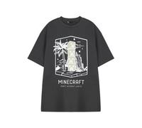 Vanilla Underground Minecraft Mens Grey Craft Without Limits Short Sleeved T-Shirt (Medium)